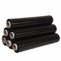 STRETCH FILM ΜΑΥΡΟ 1.6kg 50cm  23mic (ΚΙΒΩΤΙΟ 6 ΤΜΧ)