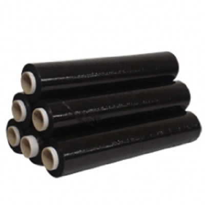 STRETCH FILM ΜΑΥΡΟ 1.6kg 50cm  23mic (ΚΙΒΩΤΙΟ 6 ΤΜΧ)
