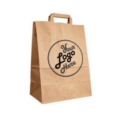 ΧΑΡΤΙΝΗ ΤΣΑΝΤΑ KRAFT (DELIVERY) ΜΕ ΕΚΤΥΠΩΣΗ